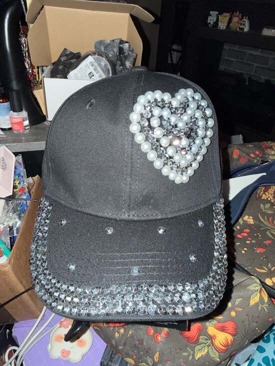 Homemade Other - Rhinestone Baseball Cap Unisex Bling Crystals Baseball Hat Adjustable